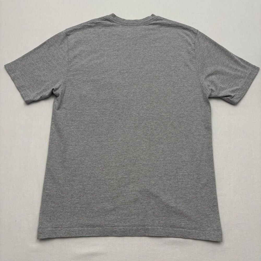 Carhartt T-Shirt Mens Small Gray Pocket Logo Short Sleeve Crew Neck Work Wear - Picture 2 of 5